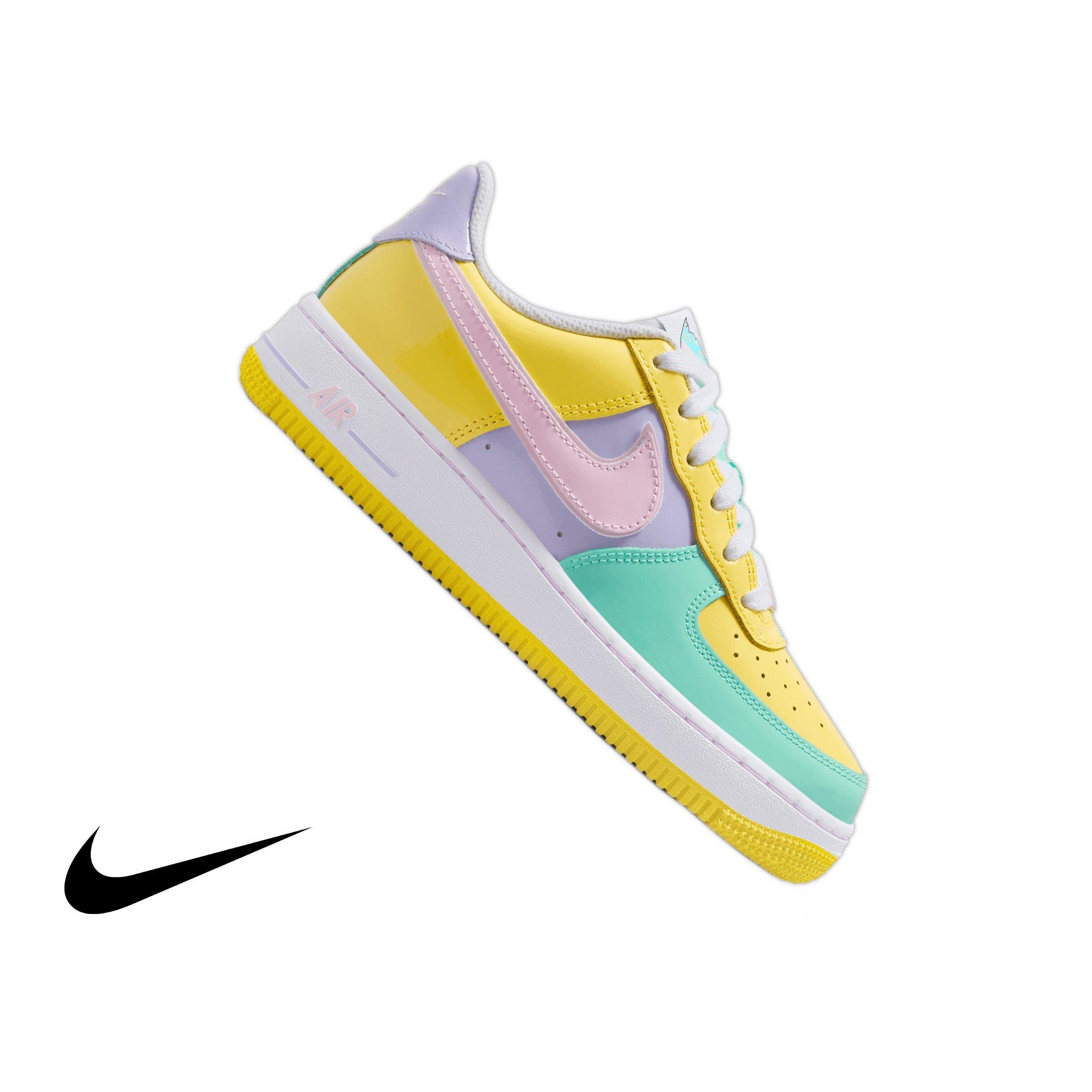 Nike Air Force 1 "Easter" Grade School Kids' Shoe